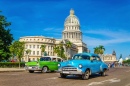 Классические Американские Автомобили в Гаване, Куба