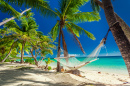 Пляж с белым песком, острова Фиджи