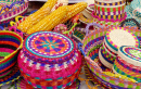 Плетеные сувенирные корзины, Куэнка, Эквадор