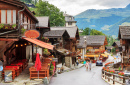 Альпийская деревня Грименц, Швейцария