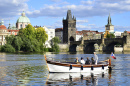 Река Влтава в Праге, Чешская Республика