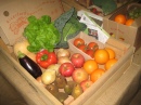 Коробки с овощами