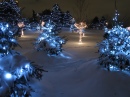 Рождественская подсветка в Чингачуси Парк