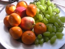 Яблоки, апельсины и виноград
