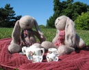 Чаепитие у кроликов