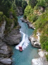 Снимок над речными каньонами, Новая Зеландия