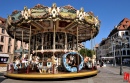 Historic Carousel in Strasbourg, France
