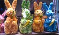 Цветочные пасхальные кролики