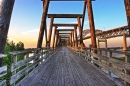Утренние мосты в Сьюпериор Висконсин