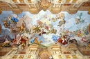 Роспись потолка, аббатство в Мельке, Австрия