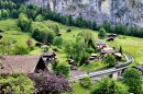 Горный перевал рядом с Интерлакен, Швейцария