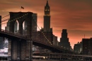 Закат и Бруклинский мост