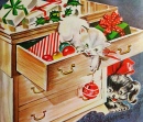 Рождественская открытка 1940х