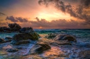 Восход солнца на Арубе, Карибское море