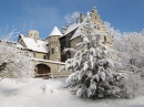 Замок Лихтенштейн зимой
