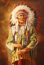 Вождь племени коренных американцев
