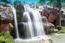 Маленький водопад в Монро, Флорида