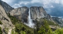 Йосемитский водопад с тропы, Йосемитский Национальный Парк
