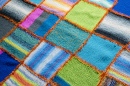 Кусочек разноцветного одеяла
