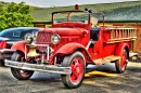 Пожарная машина 1937 Ford V8