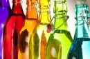 Разноцветные бутылки