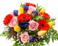 Разноцветный букет