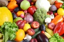 Свежие органические фрукты и овощи