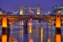 Саутуоркский мост и отражения в Темзе