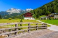 Альпийская деревня в Австрии