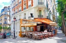 Уличное кафе на Монмартре, Париж