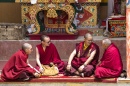 Буддийские монахи, Ламаюру Гомпа, Индия