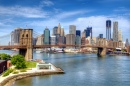 Бруклинский мост и нижний Манхэттен