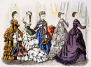 1870 Женская Мода
