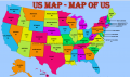 Map of US