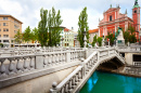 Тройной мост в Любляне, Словения