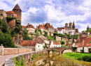 Средневековый город Семюр-ан-Осуа, Франция