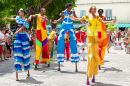 Уличные танцоры в Гаване