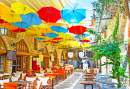 Уличное кафе в Лимассоле, Кипр