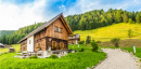 Деревянный дом в Каринтийских Альпах, Австрия