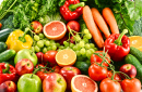 Выбор органических овощей и фруктов
