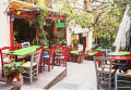 Уличное кафе в Афинах, Греция
