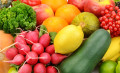Различные фрукты и овощи