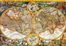 Античная карта Мира 17-го столетия
