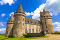 Средневековый замок в Дордонь, Франция