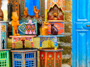 Красочные сувениры на марокканском рынке
