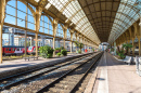 Железнодорожный вокзал в Ницце, Франция