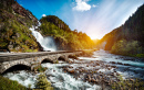Водопад Латефоссен, Норвегия