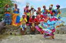 Традиционные танцоры в Портобелло, Панама