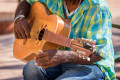 Уличный музыкант в Тринидаде, Куба