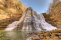 Большой водопад в парке Берджесс Фолс, Теннесси